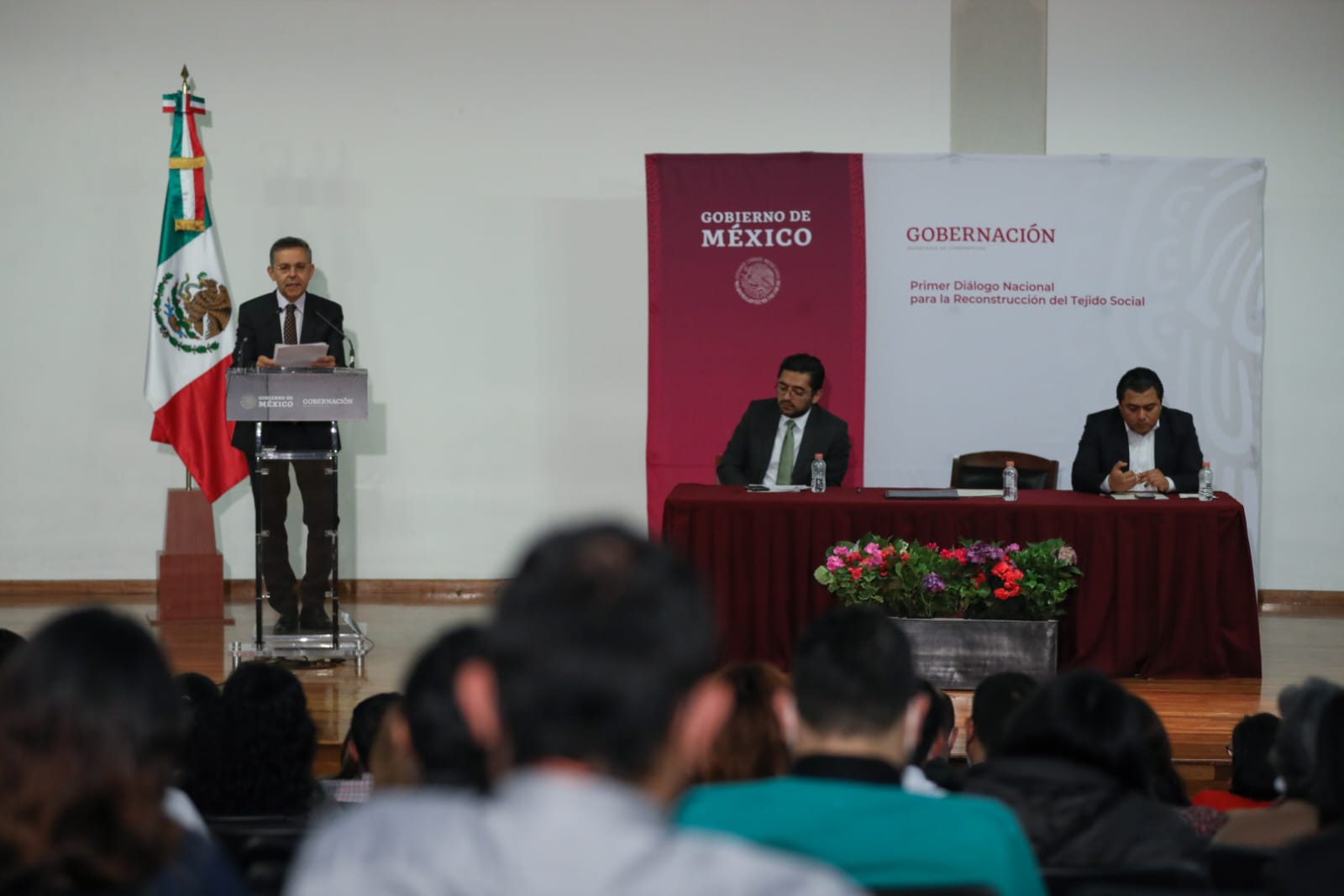 Inaugura César Yáñez Centeno ‘Primer Diálogo Nacional para la Reconstrucción del Tejido Social’. Noticias en tiempo real