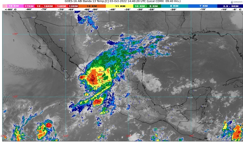 Se pronostican lluvias torrenciales, vientos intensos y oleaje elevado para Nayarit y Sinaloa, debido al huracán Orlene. Noticias en tiempo real