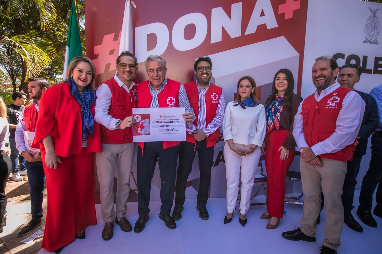Rubén Rocha pone en marcha la Colecta de la Cruz Roja Sinaloa. Noticias en tiempo real
