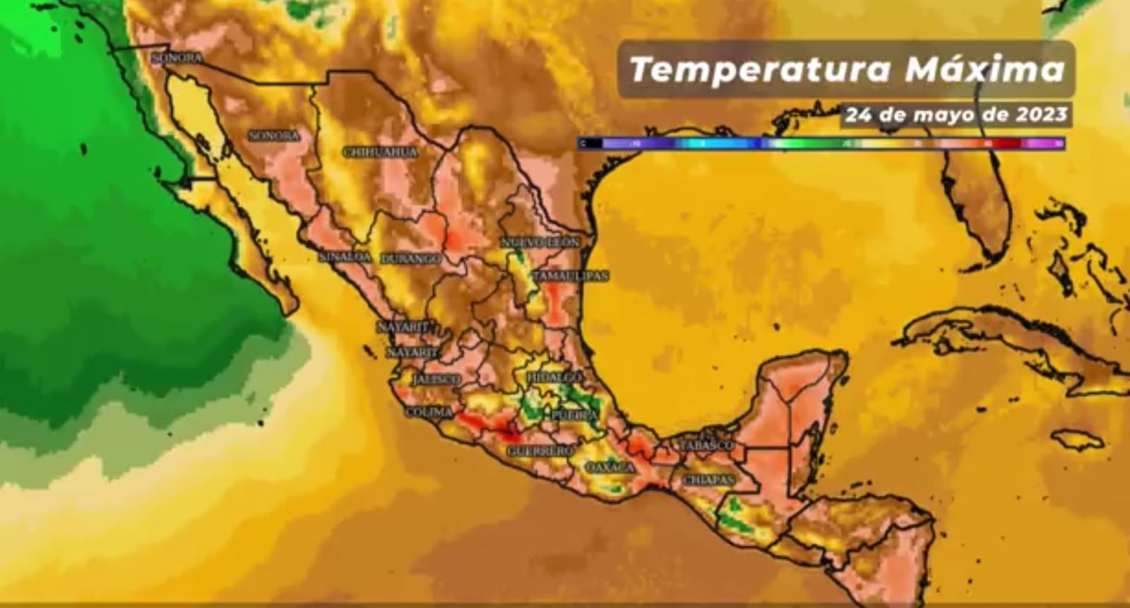 UEPC Colima recomienda no exponerse al sol; siguen temperaturas de 40 a 45°C. Noticias en tiempo real