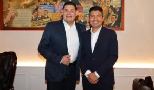 Puebla: Alejandro Armenta se reúne con Eduardo Rivera