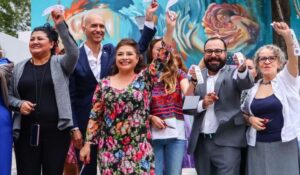 Clara Brugada acude a inauguración de Utopía Cihuacóatl