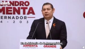 Alejandro Armenta reitera respaldo a Claudia Sheinbaum