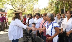 Margarita González entrega obras estratégicas en Morelos